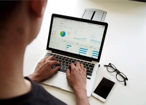An analytics screen.