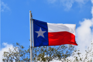 The Texas state flag.