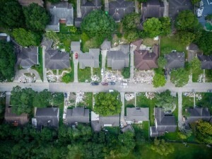 Texas homes with storm damage