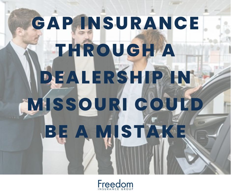 People on the showroom floor of a car dealership in Missouri