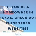Part of a single family home with a Texas state flag flying in front and a blue sky in the background.